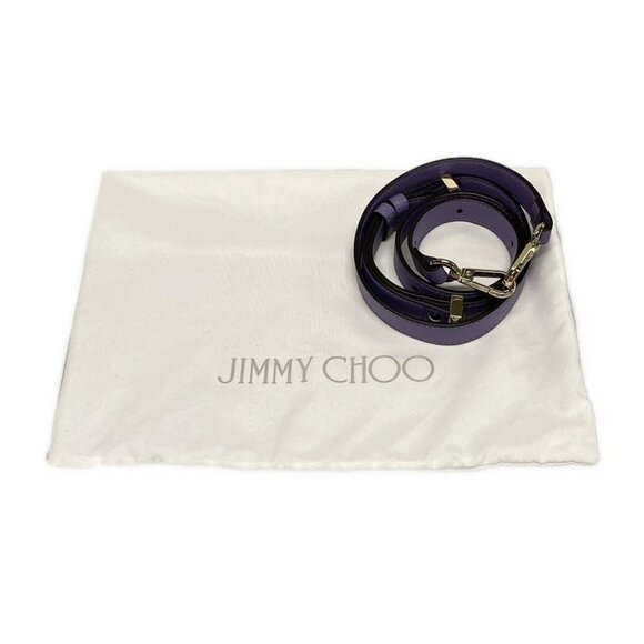 JIMMY CHOO Bonbon Bucket S - Light Purple Leather Handbag 742-080725 - Picture 14 of 14